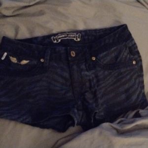 Robins jean denim shorts
